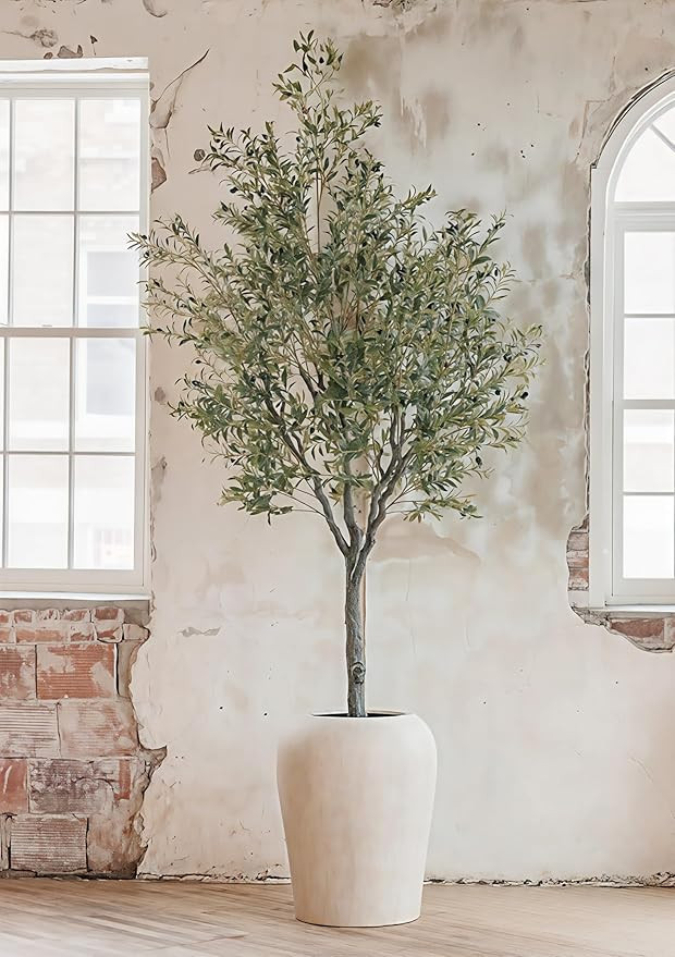 Olive Tree Artificial 10 Feet Tall, Fake Indoor Tree, Faux Decorative Tree | Amazon (US)