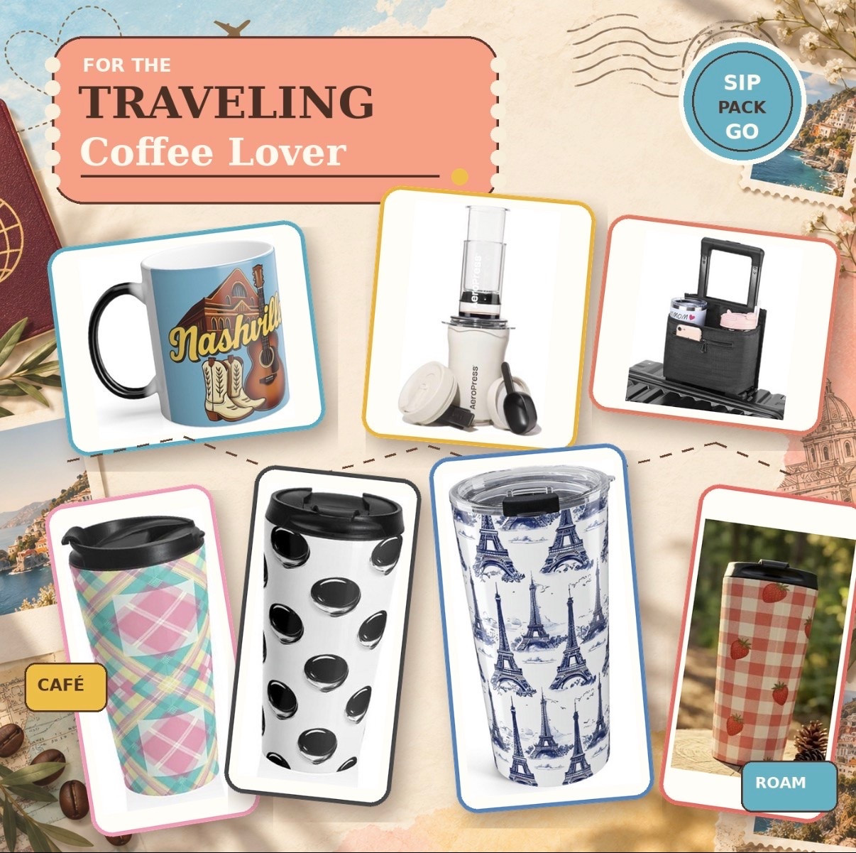 Coffee tastes even better when there’s a trip on the calendar! ☕️✈️ From a portable coffee maker and luggage cup holder to travel mugs that show off your personality, these finds are perfect for enjoying your favorite brew wherever the journey takes you.

Which one would you pack first?

#TravelingCoffeeLover #CoffeeOnTheGo #TravelEssentials #CoffeeLoverFinds #travel

#LTKTravel #LTKmorningroutine #LTKOver40