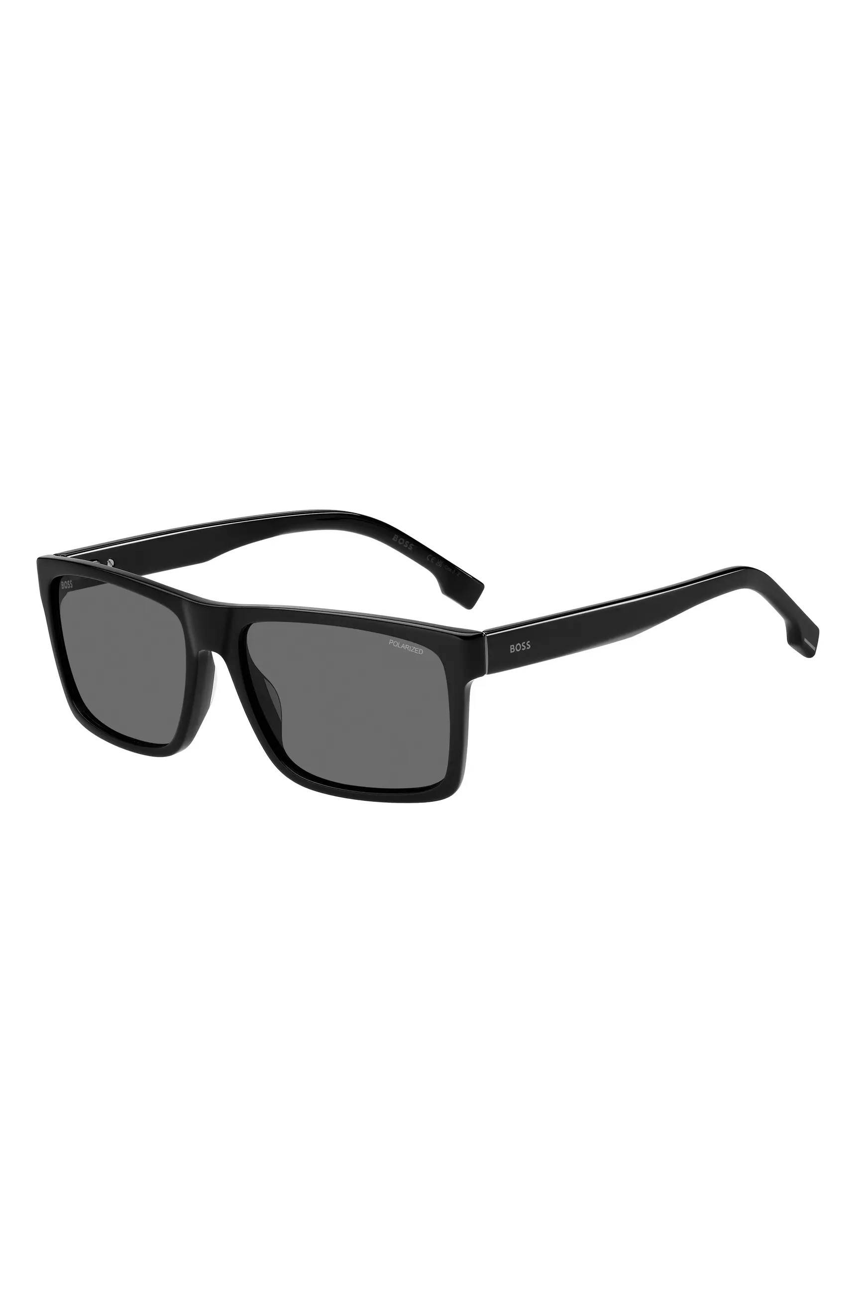 BOSS 59mm Polarized Rectangular Sunglasses | Nordstrom | Nordstrom