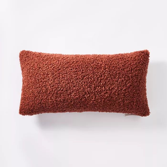 Boucle Throw Pillow with Exposed Zipper - Threshold™ designed with Studio McGee | Target