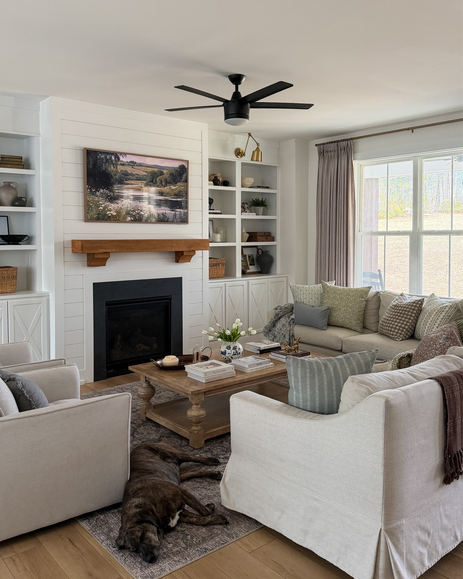 Dont mind the bunnies! I removed them after Easter and haven’t taken any updated pictures but I wanted to share my living room with you guys! 

I am still loving these tulips on my coffee table! Everyone thinks they’re real!

#LTKHome #LTKSaleAlert
