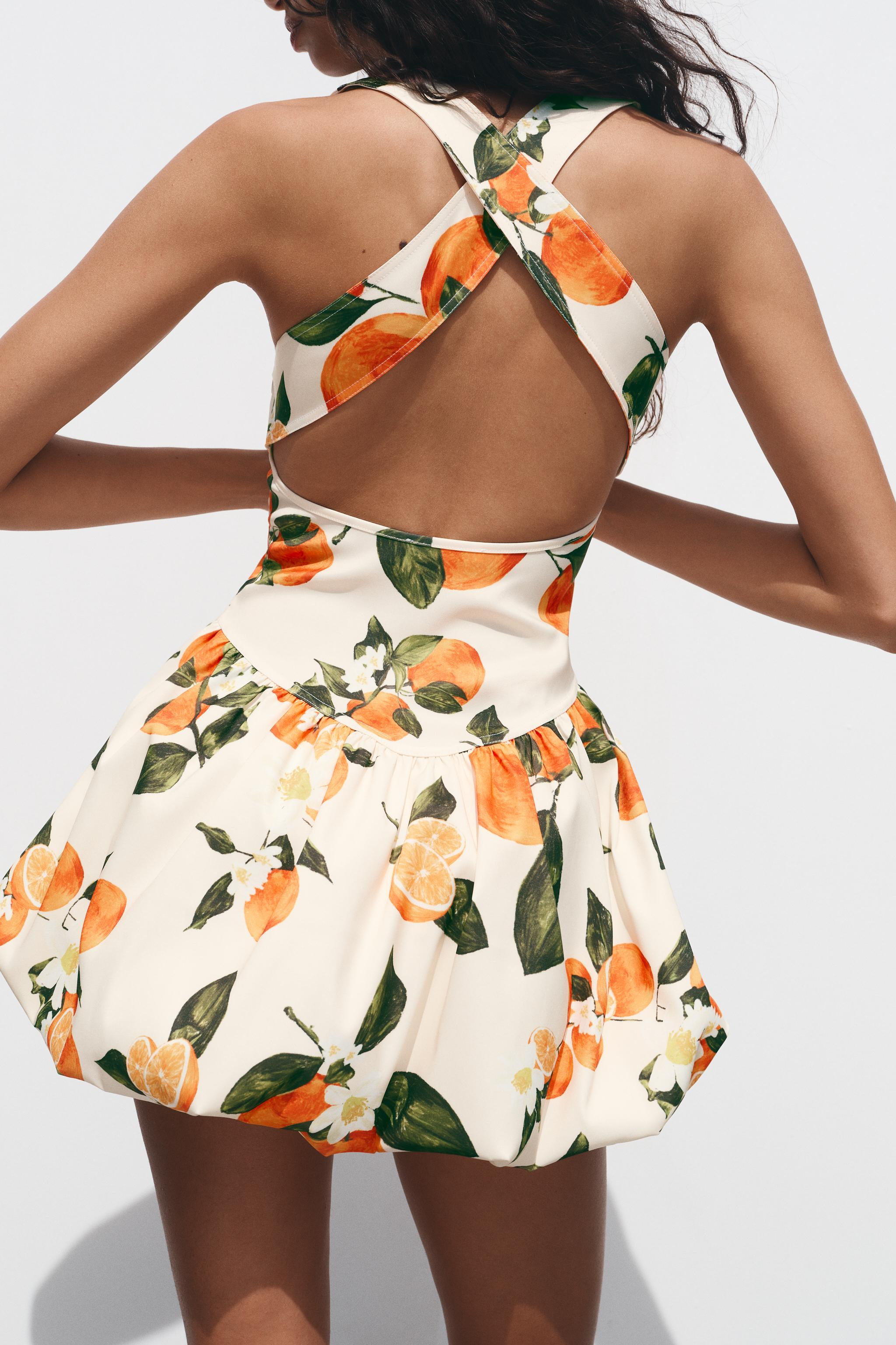 PRINTED SHORT DRESS | Zara Canada