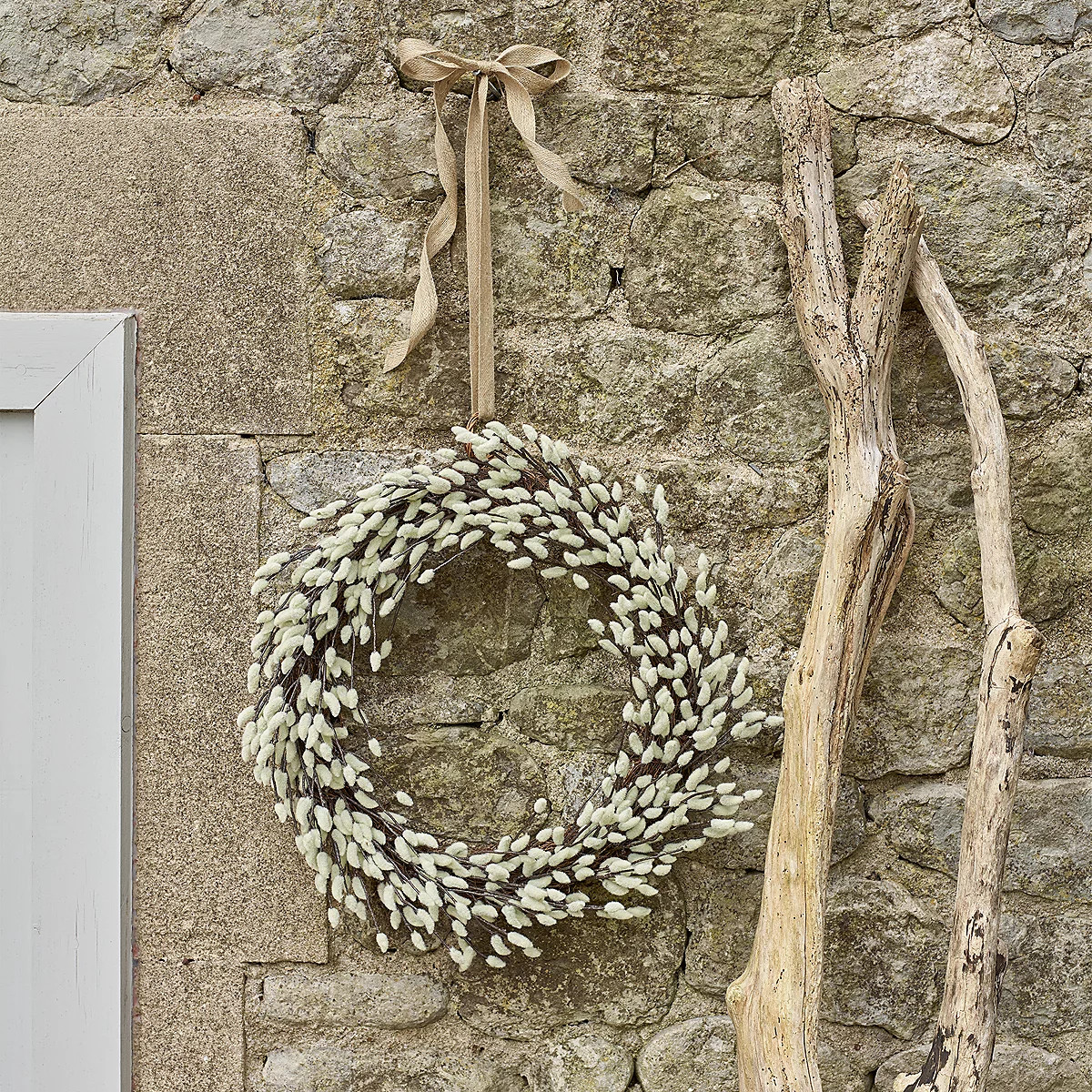 Pussy Willow Wreath | The White Company UK & ROW