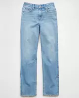 AE Stretch Super High-Waisted Straight Jean | American Eagle Outfitters (US & CA)