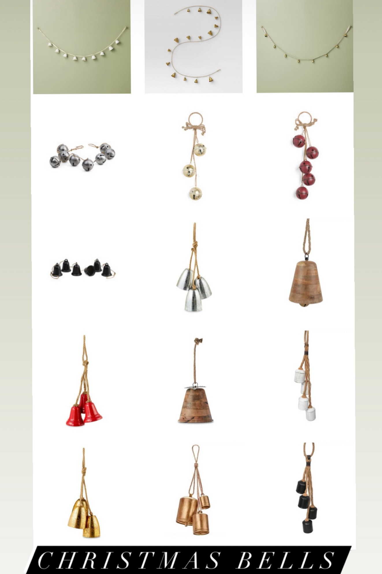 Cute Christmas Bells…so many ways to decorate with these! 

#LTKHoliday #LTKSeasonal #LTKhome