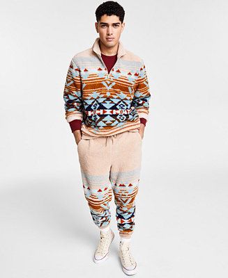 Sun + Stone Men's Sherpa Fleece Matching Separates & Reviews - Hoodies & Sweatshirts - Men - Macy... | Macys (US)