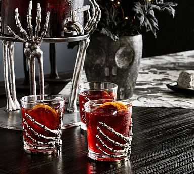 Skeleton Double Old Fashioned Glass | Pottery Barn (US)