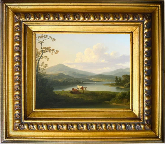 Beautiful Pastoral Cow Landscape Art Print Print on Canvas | Etsy | Etsy (US)