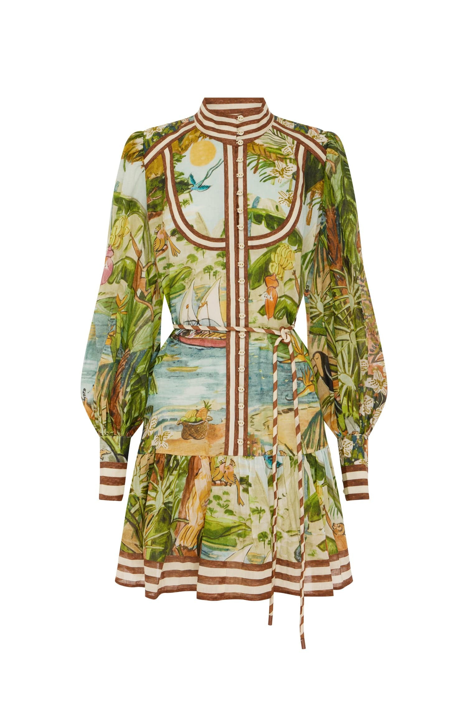 ALEMAIS - Toucan Tango Mini Dress - Multi | Jones & Daughters