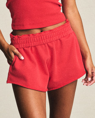 Raw Hem Super Shorts - Heart | Daily Drills LLC