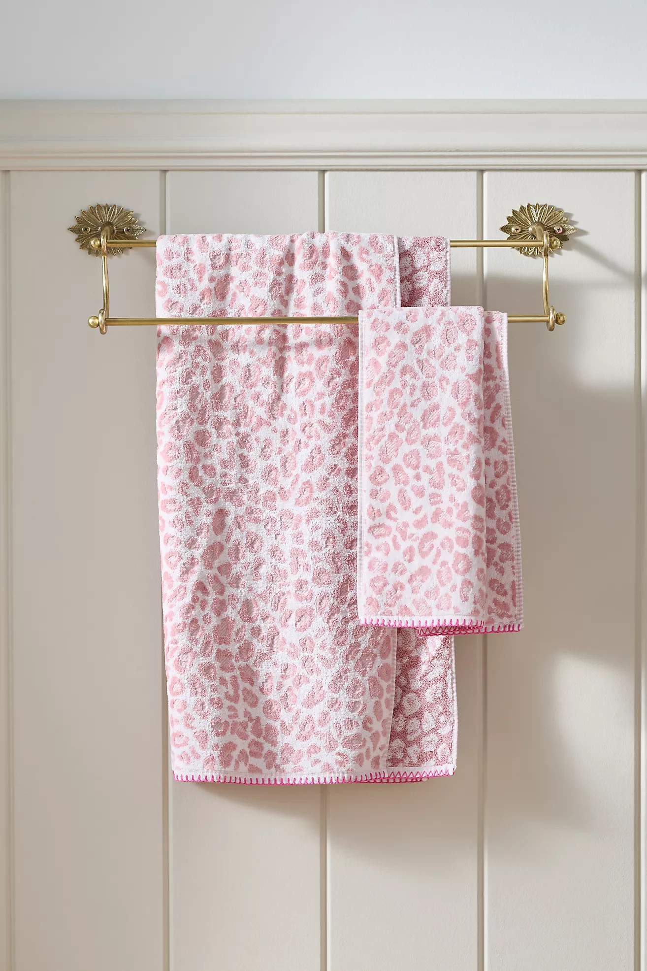 Lola Leopard Bath Towel Collection | Anthropologie (US)