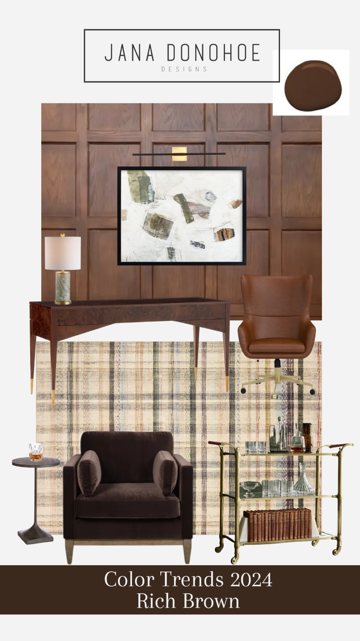 Rich brown is predicted to be a trending color this year in home interiors. 
Brown decor, brown colored interiors

#LTKfamily #LTKstyletip #LTKhome