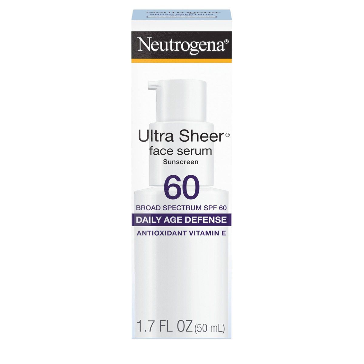 Neutrogena Ultra Sheer Moisturizing Face Sunscreen Serum - SPF 60+ - 1.7 fl oz | Target