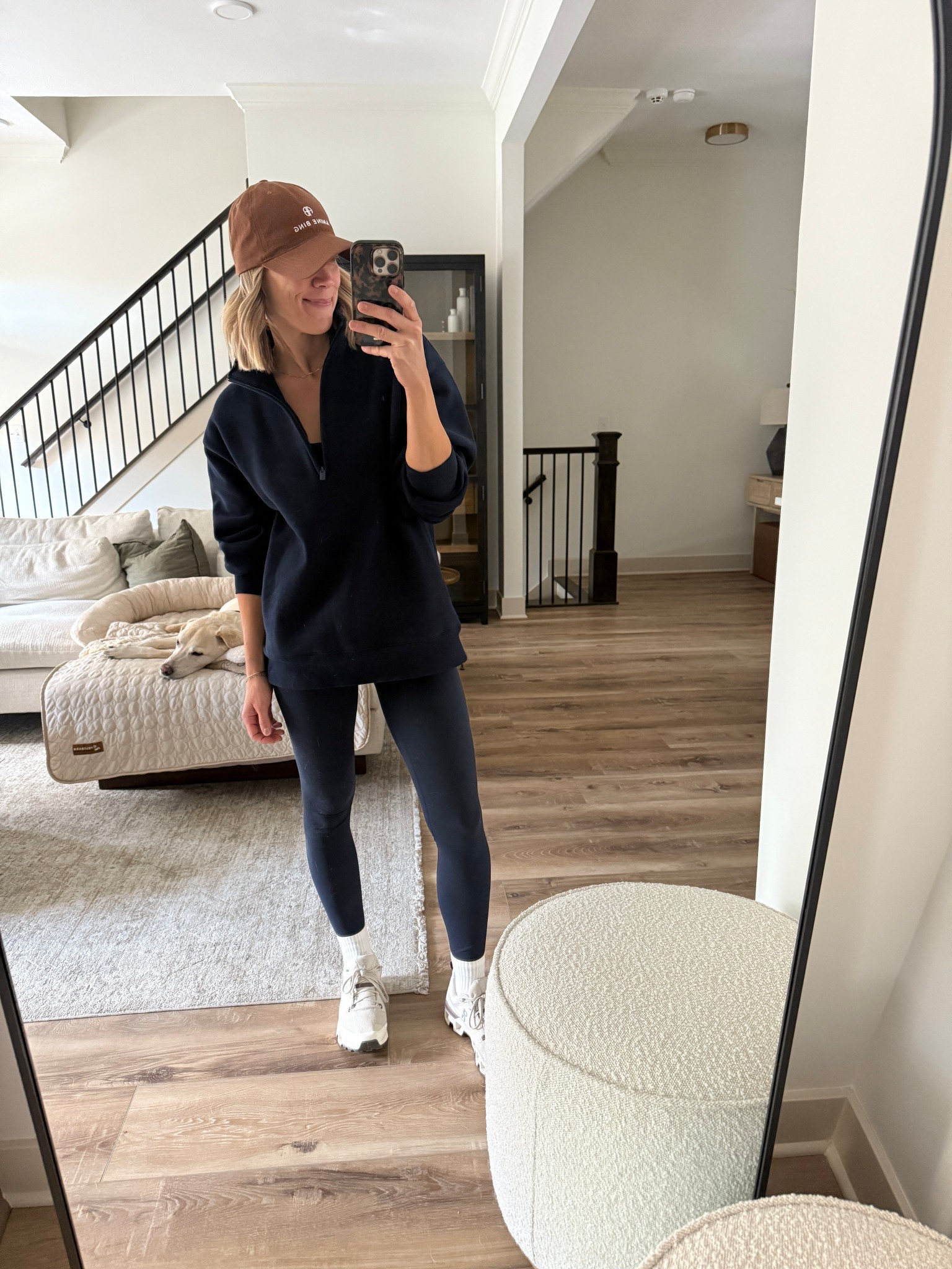 Wearing 4 leggings, medium bra top (cakes under), small sweatshirt, socks/sneakers tts

#LTKFindsUnder100 #LTKActive #LTKOver40