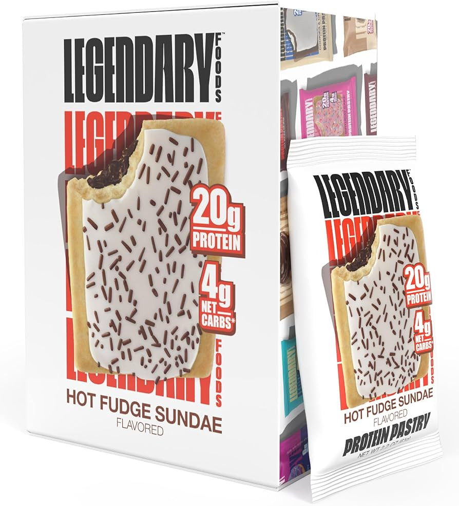 Legendary Foods 20 gr Protein Pastry | Low Carb, Tasty Protein Bar Alternative | Keto Friendly | ... | Amazon (US)