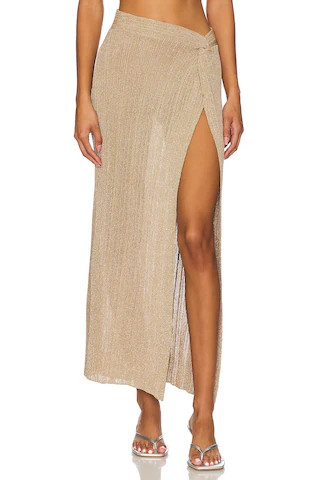 LSPACE Heart Of Gold Skirt in Metallic Gold from Revolve.com | Revolve Clothing (Global)
