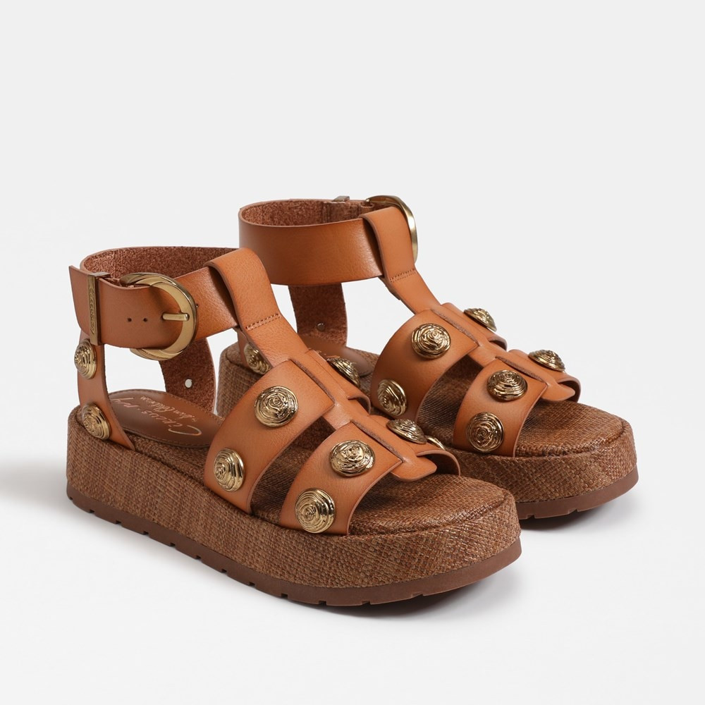 Katy Stud Buckle Platform Sandal | Circus by Sam Edelman