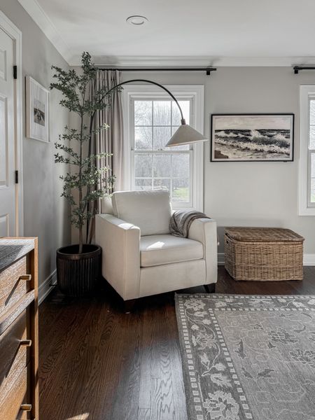 I love a cozy corner moment! There’s something about curling up with a cup of coffee that’s so relaxing. This chair has been a favorite of ours for years, and you guys always love this floor lamp! 

#LTKhome #LTKstyletip