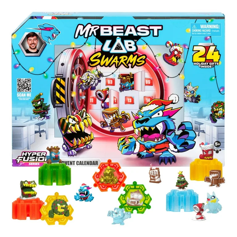 Celebrate the Holiday Season with Mr. Beast Hyper Fusion Advent Calendar with Exclusive Themed Ac... | Walmart (US)