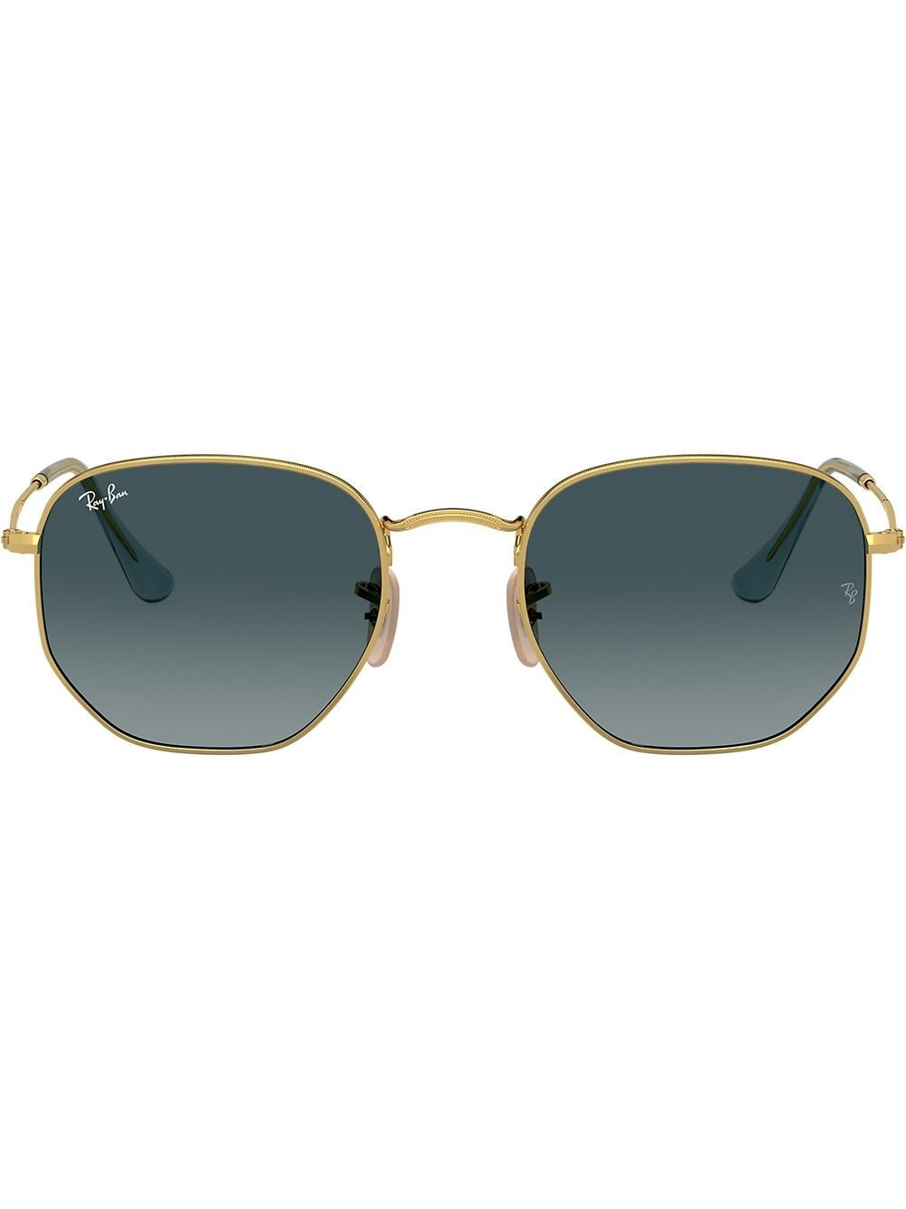 Ray-Ban hexagonal-frame sunglasses - Gold | Farfetch Global