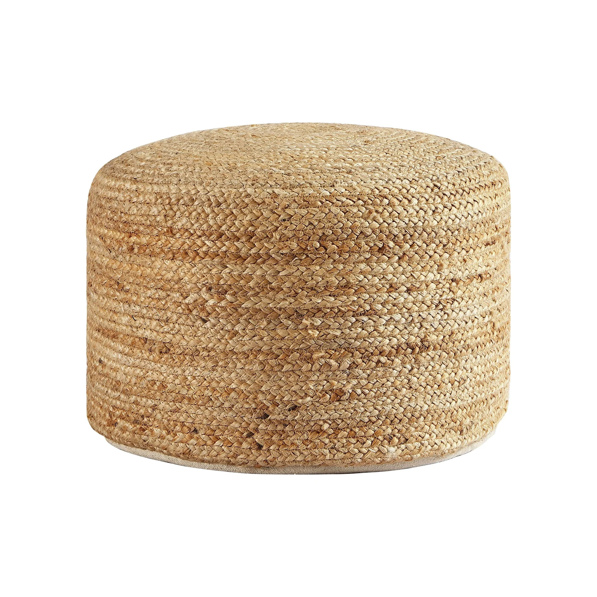 MoDRN Natural Boho Round Jute Floor Pouf | Walmart (US)