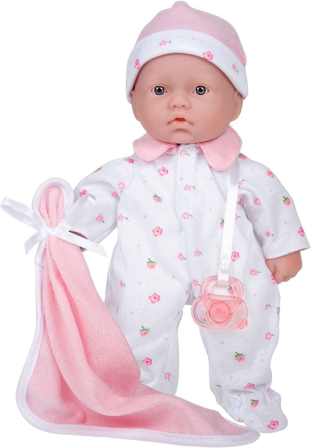Caucasian 11-inch Small Soft Body Baby Doll | JC Toys - La Baby | Washable |Removable Pink Outfit... | Amazon (US)