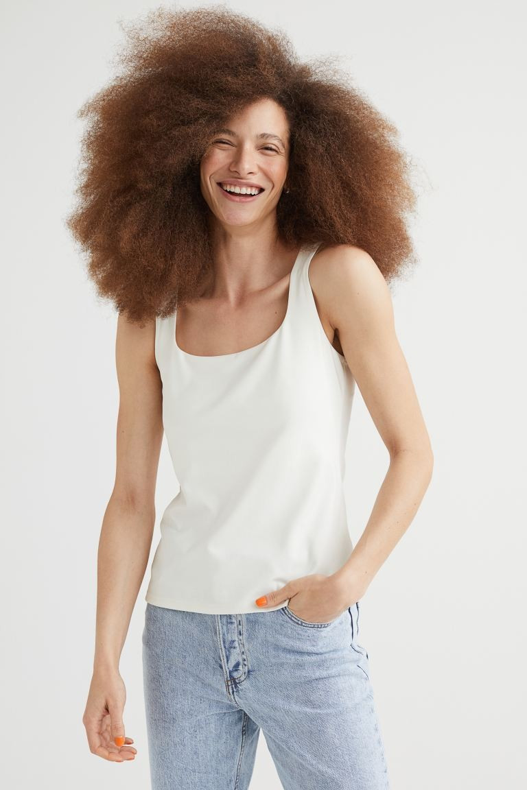 Fitted vest top | H&M (UK, MY, IN, SG, PH, TW, HK)