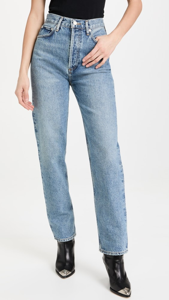 AGOLDE 90's Pinch Waist High Rise Straight Jeans | Shopbop | Shopbop