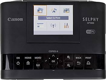 Canon SELPHY CP1300 Compact Photo Printer Black + 2X KP-108IN Color Ink & Paper Set 216 Sheets Va... | Amazon (US)
