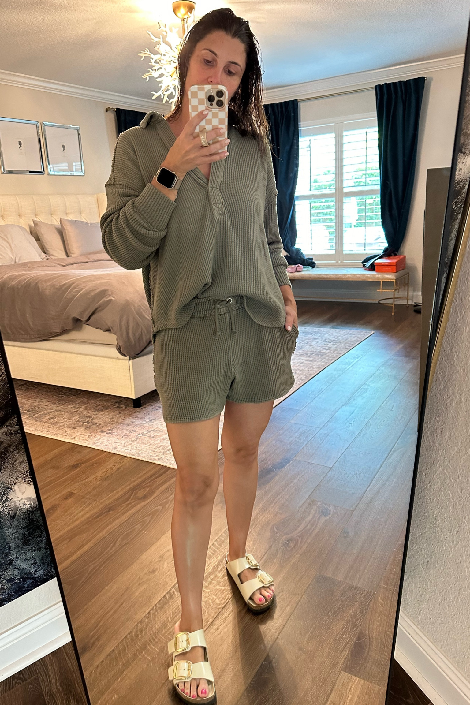 Spring sale alert at Aerie! Wearing size XS in top and S in shorts. Runs big. Love the waffle knit! 

Code SPRINGLTK for 25% off site wide

Lounge set | spring break outfit | vacation outfit | lounge wear 

#LTKsalealert #LTKfindsunder100 #LTKSpringSale