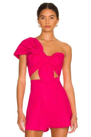 Sol Crop Top in Hot Pink | Revolve Clothing (Global)