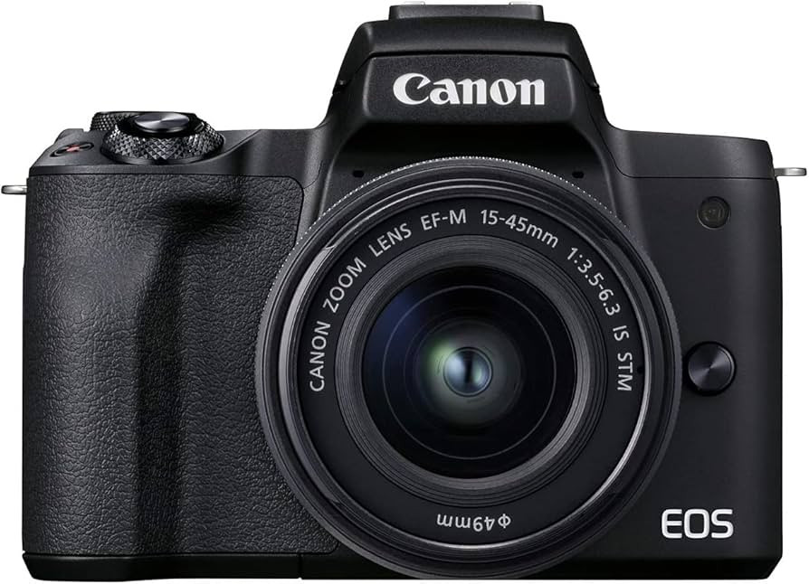 Canon EOS M50 Mark II + EF-M 15-45mm is STM Kit Black | Amazon (US)