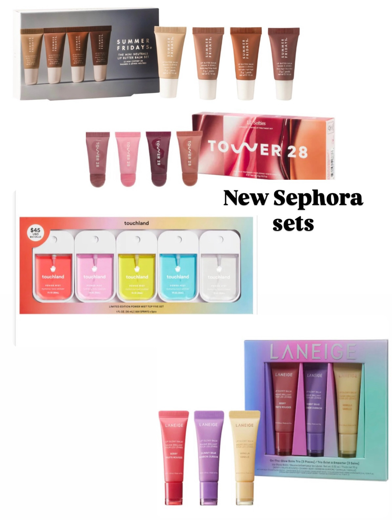 New Sephora sets!  
Beauty, makeup, lip gloss 

#LTKBeauty #LTKSaleAlert #LTKFallSale
