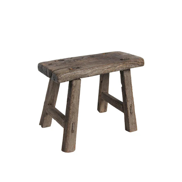 Vintage Mini Elm Stool XXII | Meridian