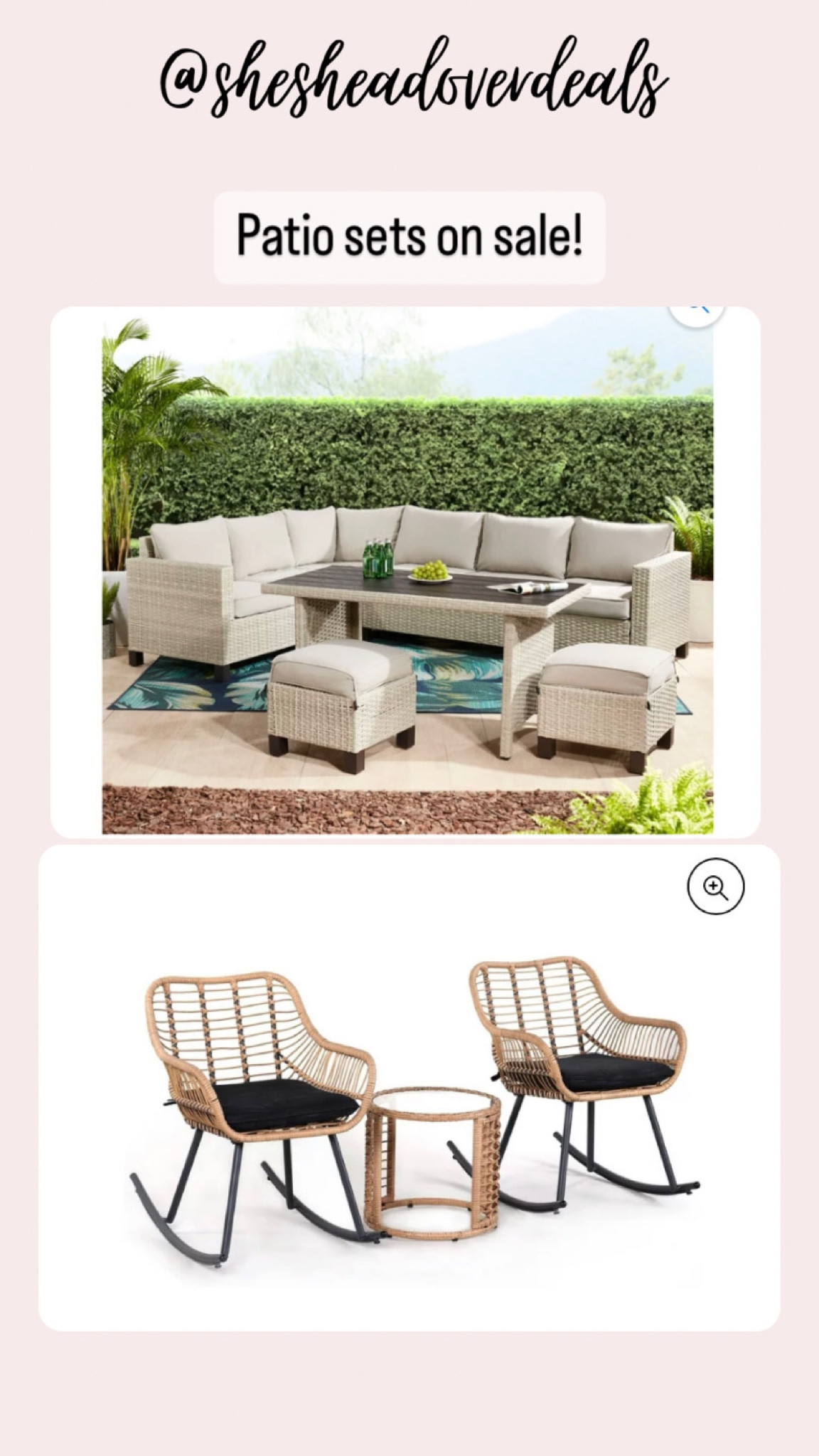 Patio sets on sale

#LTKmens #LTKSeasonal #LTKfamily