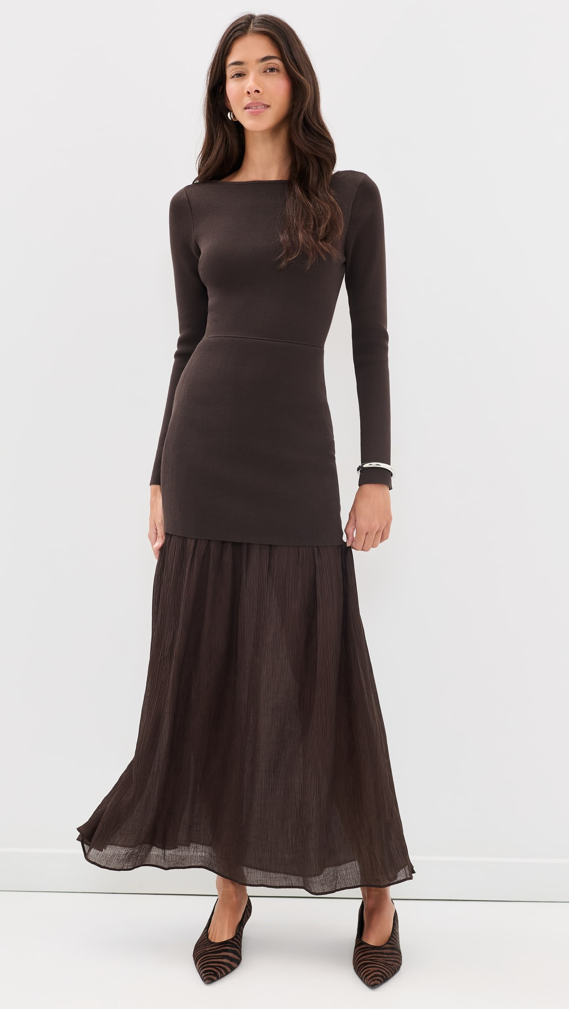 Gemma Mix Media Dress | Shopbop