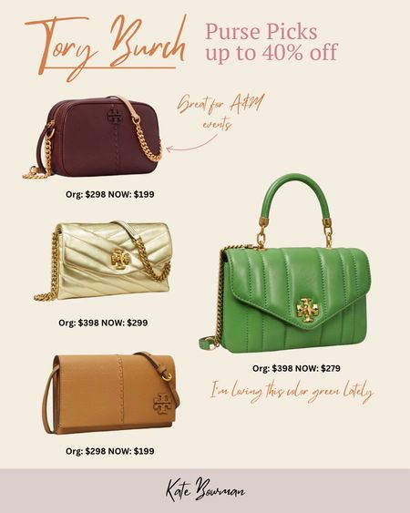 Tory Burch up to 40% off… 🤤 <- me drooling over these bags. The maroon & gold one are literally perfect for Texas A&M events. I’m also loving this green color for the spring. I also think the gold would look great with a sun dress ✨

#LTKsalealert #LTKGiftGuide #LTKitbag