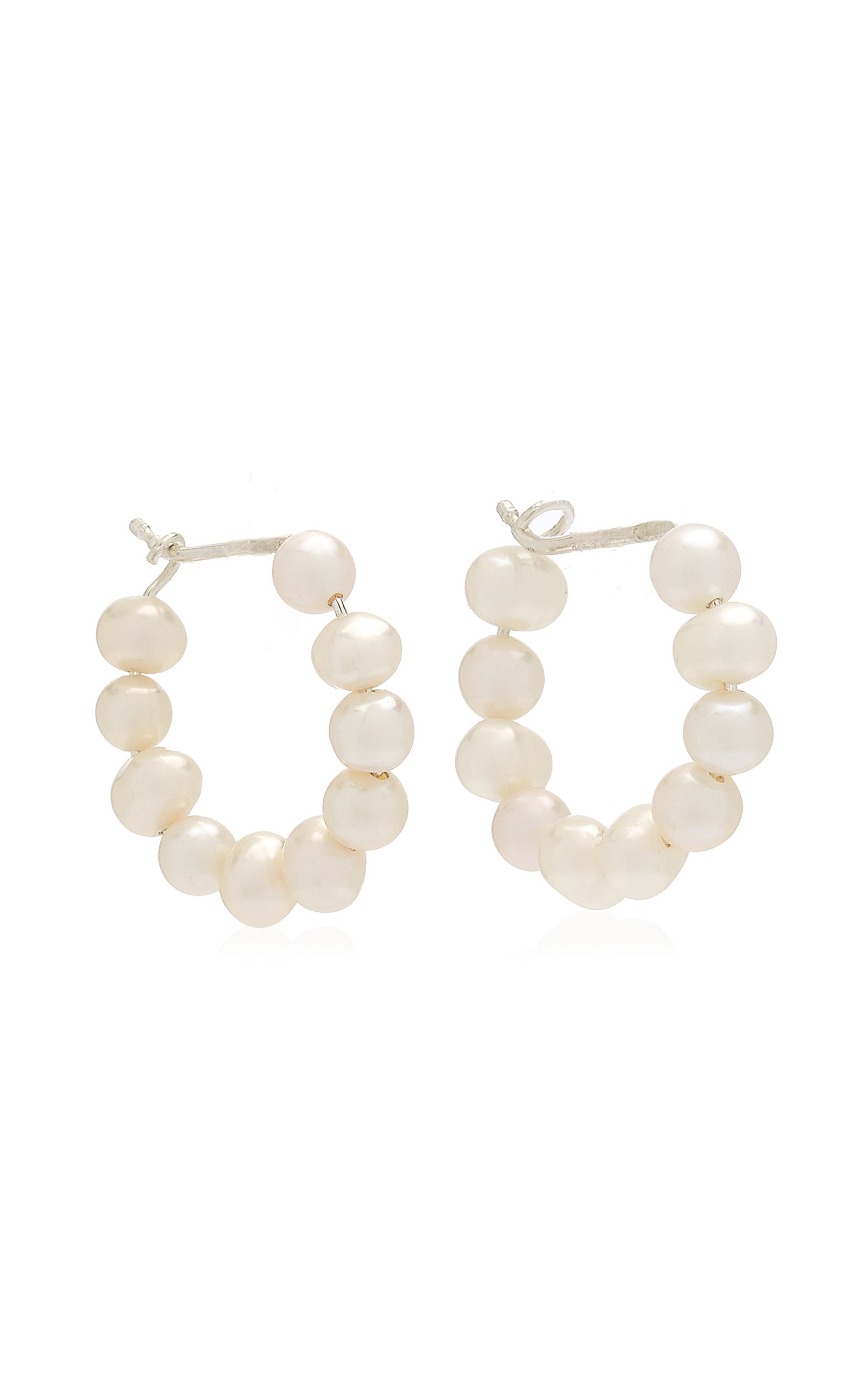 Estelle Pearl Hoops | Moda Operandi (Global)