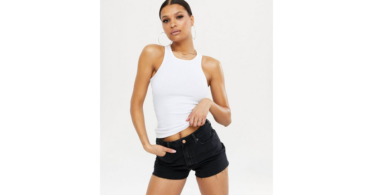 White Racerback Vest
						
						Add to Saved Items
						Remove from Saved Items | New Look (UK)