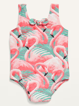 Tie-Front One-Piece Swimsuit for Baby | Old Navy (US)