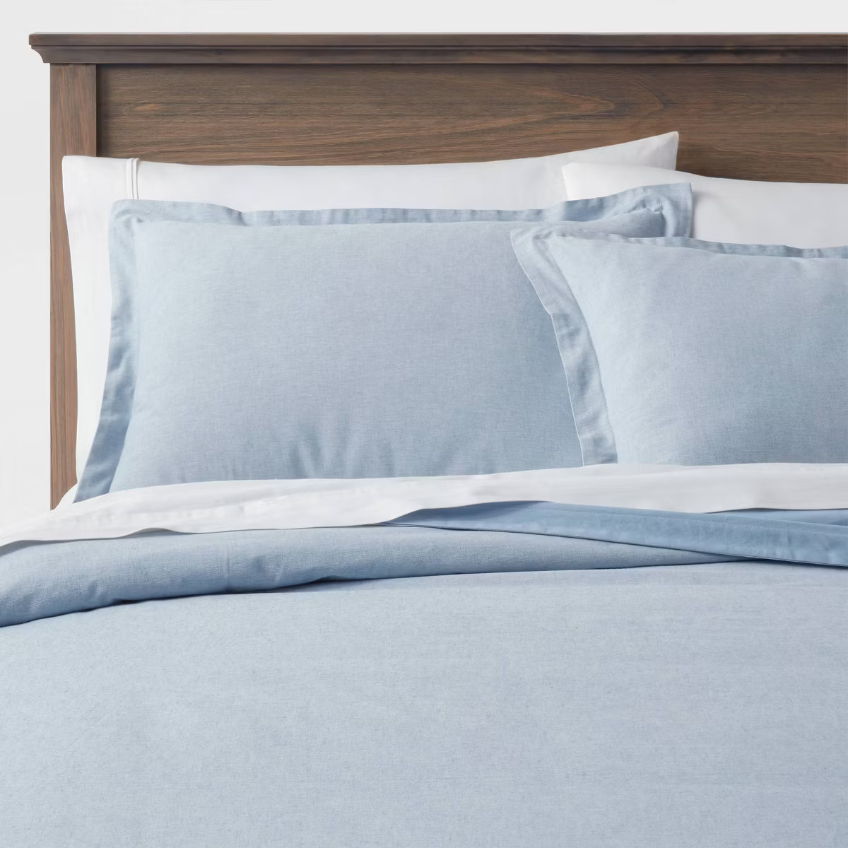 Cotton Linen Chambray Duvet Cover & Sham Set - Threshold™ | Target