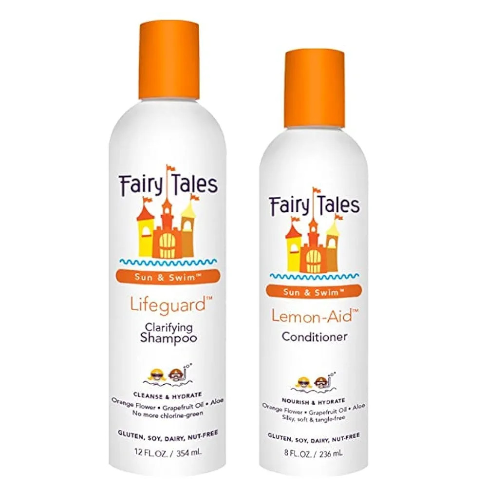 Fairy Tales Swim Shampoo 12oz and Conditioner 8oz for Kids | Made with Natural Ingredients in the... | Amazon (US)