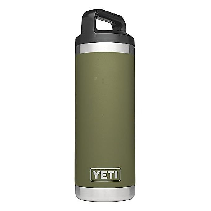 YETI Rambler 18oz Vacuum Insulated Stainless Steel Bottle with Cap | Amazon (US)