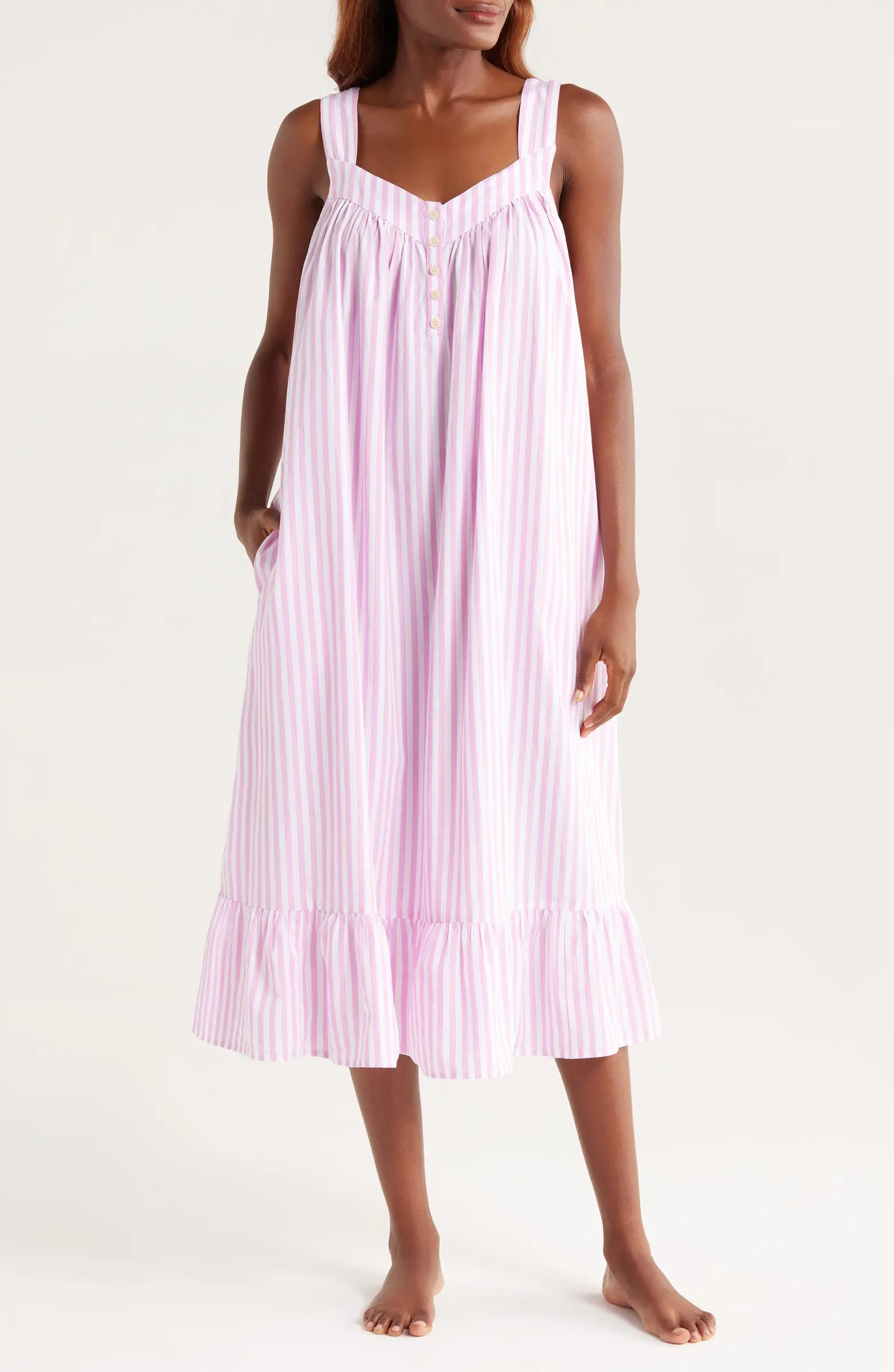 Cotton Shirting Nightgown | Nordstrom