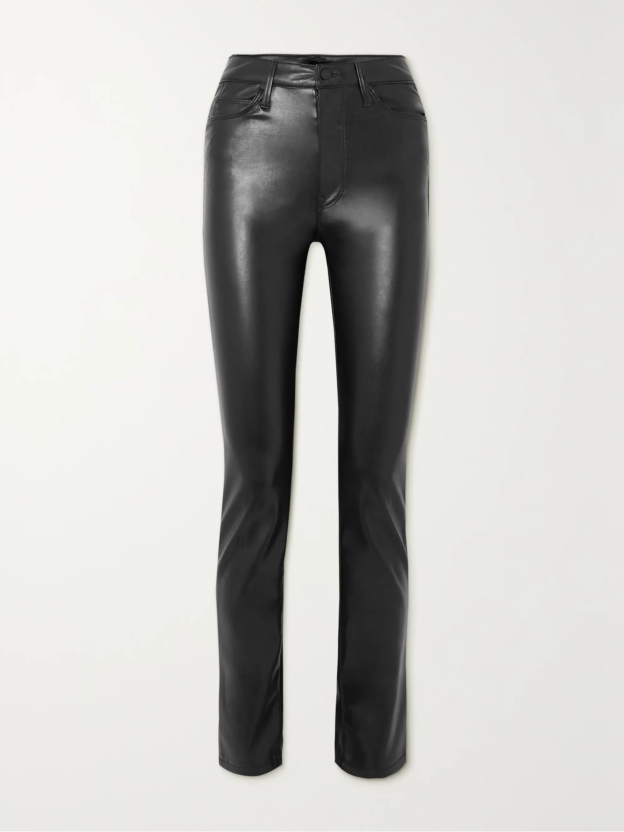 The Dazzler Skimp faux leather straight-leg pants | NET-A-PORTER (US)