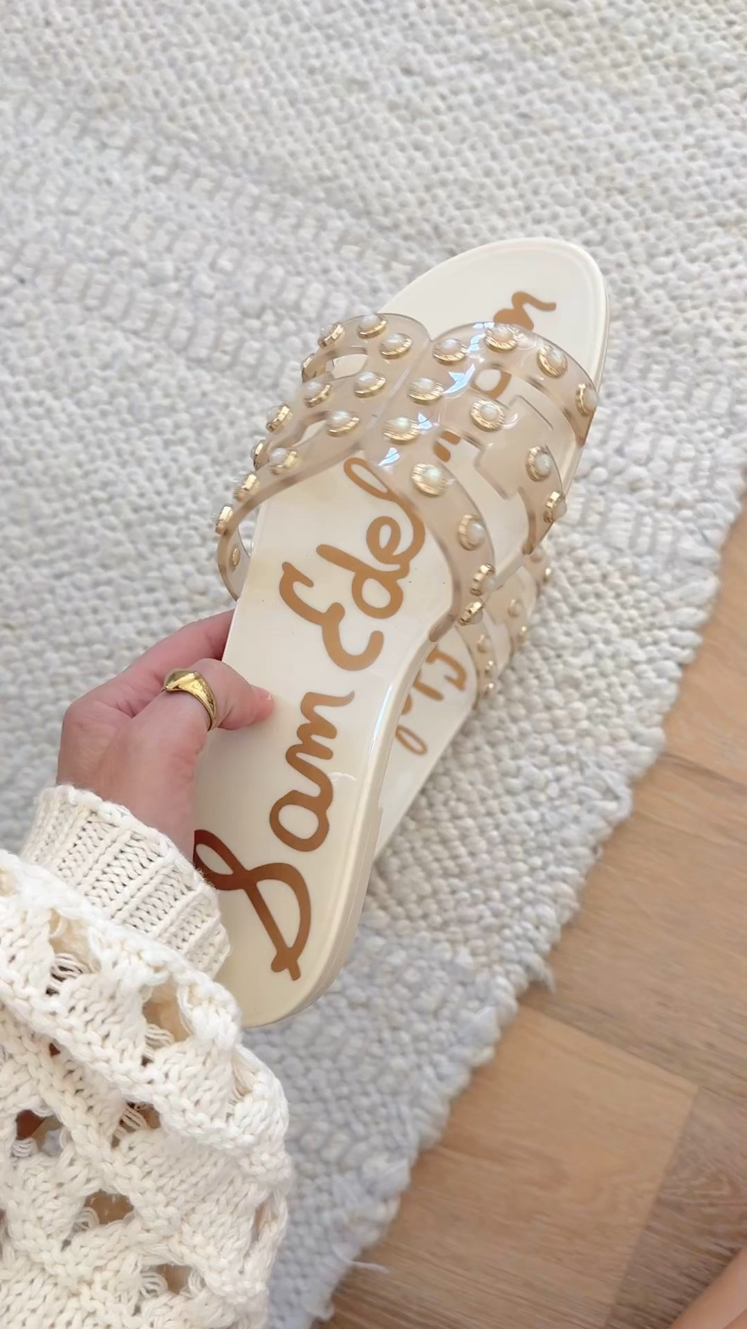 Jelly sandals true to size! 

#LTKHome #LTKootd