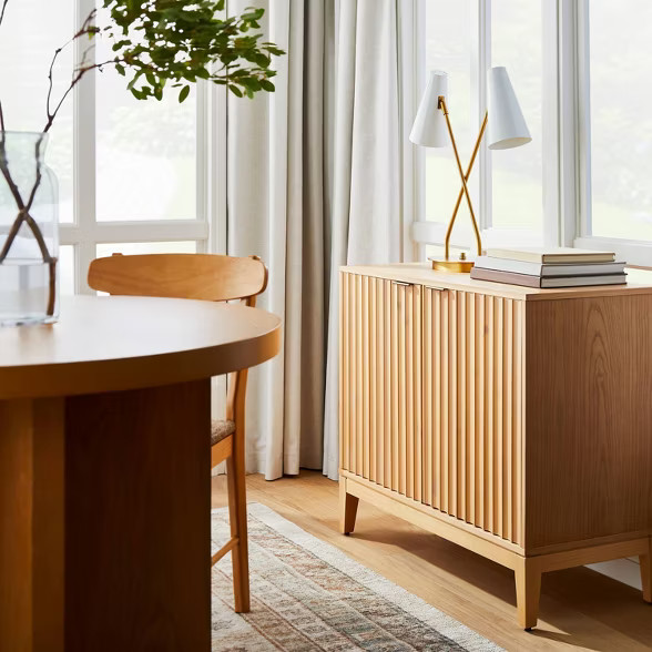 Thousand Oaks Wood Scalloped 2 Door Cabinet - Threshold™ designed with Studio McGee | Target