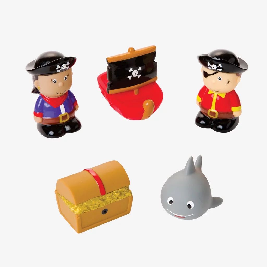 Elegant Baby Pirate Party Squirtie Baby Bath Toys, Set of 6 Squirt Toys - Walmart.com | Walmart (US)