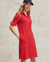 Click for more info about Zenergy UPF Ruffle Sleeve Polo Dress