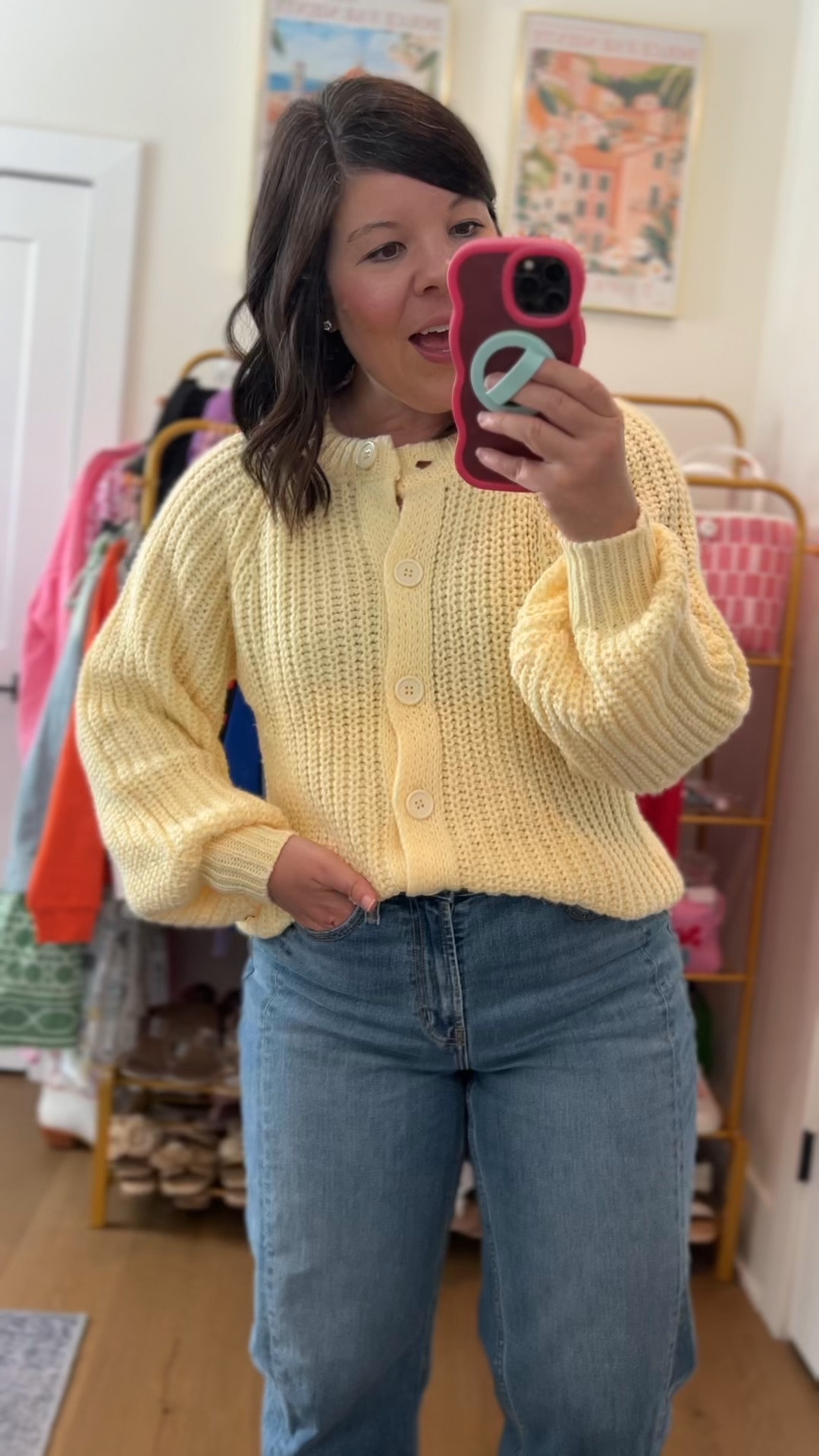 Size medium in the cardigan

#LTKStyleTip #LTKFindsUnder50 #LTKSeasonal